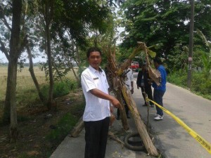 KEPALA DESA SETIA LAKSANA KECAMATAN CABANGBUNGIN KABUPATEN BEKASI, “SANGAT PEDULI DENGAN KESALAMATAN MASYARAKAT”