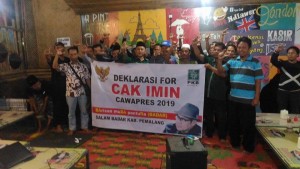 DEKLARASI CAK IMIN UNTUK CAWAPRES OLEH BARISAN MUDA PANTURA KAB PEMALANG