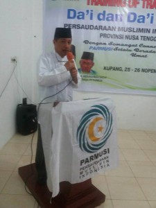 KETUM PARMUSI SALUT PERJUANGAN DA’I DI NTT