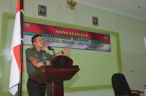 KOREM 161/WS SOSIALISASIKAN BALATKOM DAN PAHAM RADIKAL