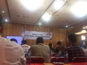 TINGKATKAN PARTISIPASI POLITIK, KPU SAWAHLUNTO GELAR SOSIALISASI PEMILIHAN UMUM