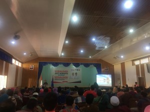 PEMKO SAWAHLUNTO GELAR SOSIALISASI ANTI KORUPSI DI AULA PT.BA