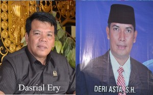 Dasrial Ery,SE,MM dan Deri Asta,SH  Resmi Mundur dari Anggota DPRD Sawahlunto