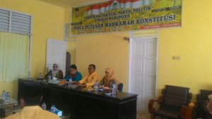 PARTAI GOLKAR PASAMAN TELAH MELAKSANAKAN VERIFIKASI PARPOL