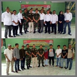 Kodim 1406 Wajo Coffee Morning Dengan Pers