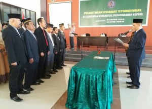 Rektor UMK Titip Pesan Buat 52 Pejabat Struktural yang Dilantik