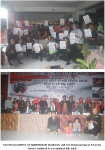 Un Swissindo  Berikan  Sosialisasi  Kepada Ribuan  Relawan  Sumatera Barat