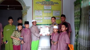 Polres Pelalawan Berikan santunan ke rumah yatim piatu