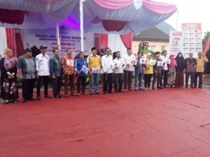 KPU Sawahlunto Adakan Pagelaran Seni Budaya Dan Sosialisasikan Partai Politik Peserta Pemilu 2019