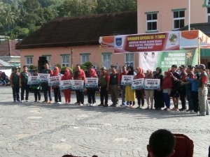 HUT Koperasi Ke 71 Bertabur Hadiah Ratusan Peserta Ikut Jalan Sehat