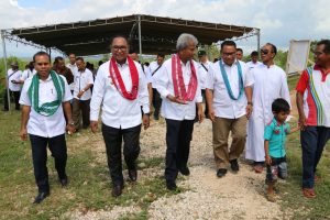 Wagub NTT Groundbreaking Jalan Lingkungan di Gua Maria Baumata