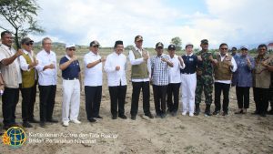 Menteri ATR/Kepala BPN Tinjau Tanah Negara Bekas Tanah Terlantar untuk Relokasi Korban Bencana Palu, Sigi, Donggala