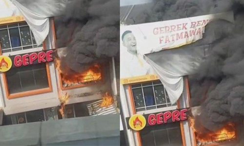 Geprek Bensu Fatmawati Kebakaran