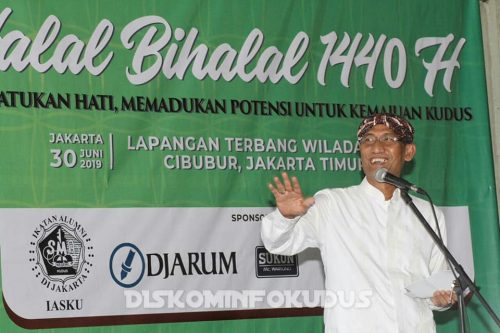 Bupati Kudus Hadiri Acara Halalbihalal Forum Komunikasi Masyarakat Kudus (FKMK)