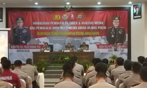 Divisi Humas Polri Gelar Sosialisasi Multimedia Di Polda Kalimantan Selatan