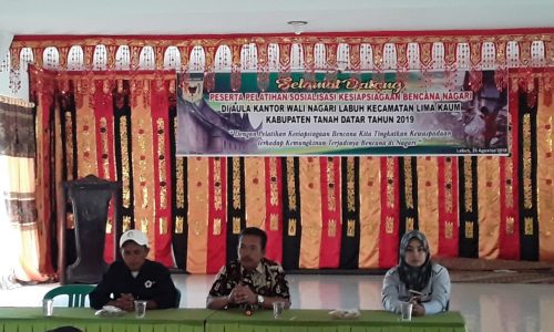 Nagari Labuh Adakan Pelatihan Kesiapsiagaan Bencana Alam