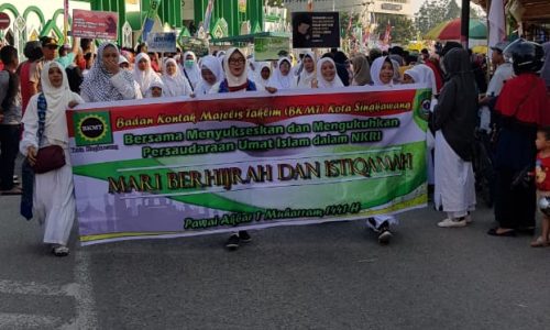 Pawai Akbar 1 Muharram 1441 H.  Diikuti Lebih Kurang 10 Ribu Peserta.