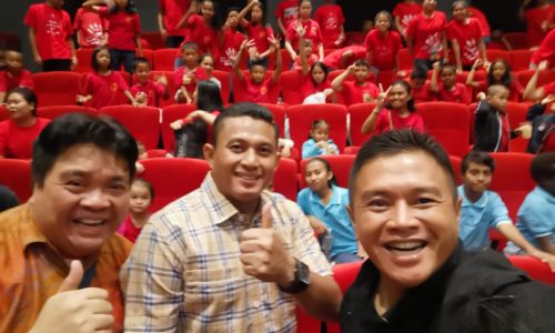 Dandim 0508 Dan Kapolresta Depok , Nobar Bersama Anak anak Panti Asuhan juga Anak Yatim Piatu