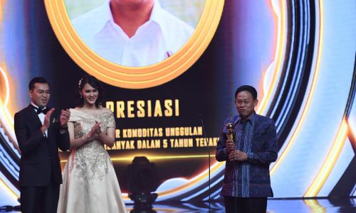 Sukses Akselerasi Ekspor Pertanian, Mentan Amran Raih Penghargaan di Indonesia Awards 2019