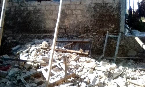 Rumah Ambruk Di Desa Gambuhan, Kec. Pulosari, Kab.Pemalang