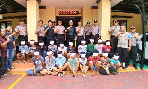 Polsek Tambora Amankan 27 Pelaku Tawuran di Tambora, Pelaku Pembacokan Masih DPO