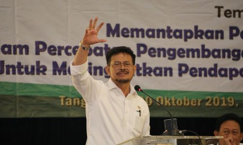 Mentan Syahrul Minta Penyuluh Dorong Gerakan Pembangunan Pertanian
