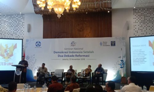 Seminar Nasional ” Demokrasi Indonesia Setelah Dua Dekade Reformasi “