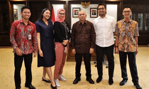 Menteri Koperasi dan UKM Teten Masduki Menerima Audiensi dari Staf Khusus Presiden Joko Widodo