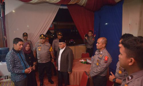 Wako Dan Wawako Sawahlunto Tinjau Posko Operasi Lilin 2019.