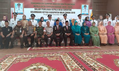 Kepala Desa Terpilih di Lantik Bupati Wajo,Berikut Pesannya.