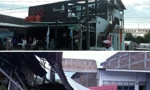 Bencana Angin Kencang Rusak Puluhan Atap Rumah di Wajo Sulsel
