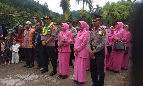 Kapolres Solok Kota AKBP Ferry Suwandi Laksanakan KUNKER ke Polsek Kecamatan IX Koto Sungai Lasi