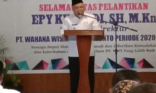 Wakil Walikota Sawahlunto H. Zohirin Sayuti, SE Lantik Direktur WWS.