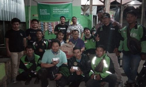 Jum’at Berkah Bersama Shelter Stadela Ojek Online Depok