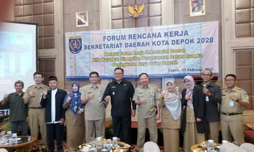 Wakil Wali Kota Depok Pradi Supriatna Buka Forum Renja Sekretariat Daerah 2021