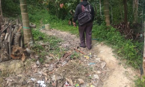 Kabupaten Solok Punya Cerita, Paket Kerja Jalan Lingkar di Nagari Sungai Jambur Hampir Hilang di Tengah Jalan.