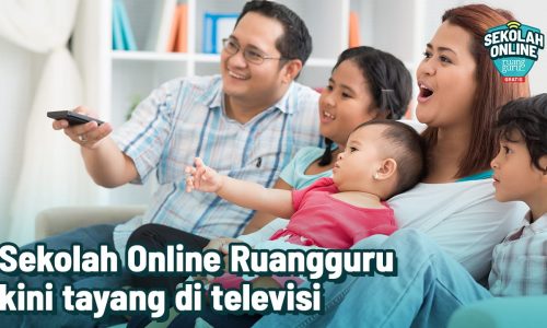 Materi Belajar Sekolah Online Ruangguru Kini Tayang di Kanal Televisi RTV