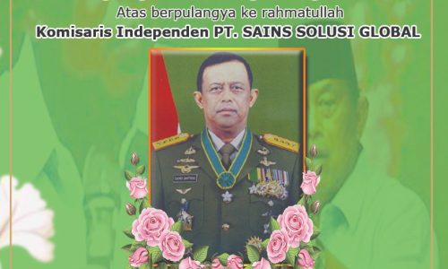 Direksi dan Staf PT Sains Solusi Global Berduka , Mantan Panglima TNI Jenderal ( Purn ) Djoko Santoso Tutup Usia