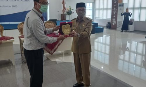Kembangkan Kluster Kopi Di Konsel, Bupati MoU Dengan Bank Indonesia.