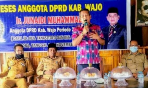 Reses di Kecamatan Majauleng,Ir Junaedi Muhammad Diminta Perjuangkan Sepuluh Poin Aspirasi Warga di DPRD Wajo.