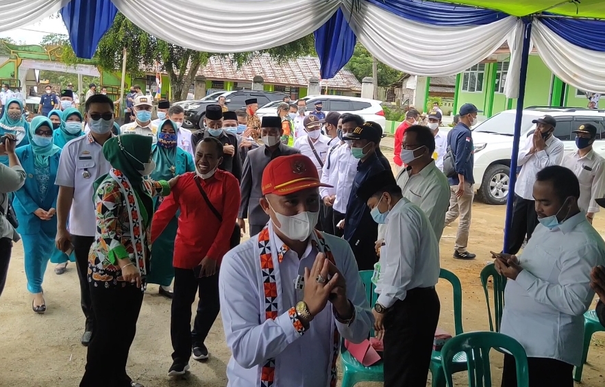 Bupati Lampung Barat Saat Menghadiri Musrem RKPD