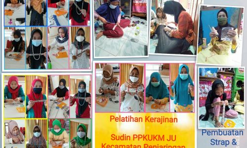Binaan UMKM Jakarta Utara Dilatih Pembuatan Konektor dan Tali Pengait Masker