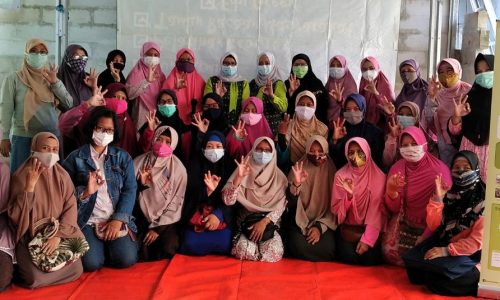 Peringati Hari Kartini PKK Rawa Panjang Sosialisasikan Bangun Bank Sampah