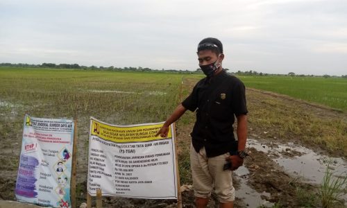 KPK TIPIKOR MENYAYANGKAN,TERKAIT DIDUGA PEKERJAAN PENINGKATAN JARINGAN IRIGASI PERMUKAAN TIDAK SESUAI SPEK