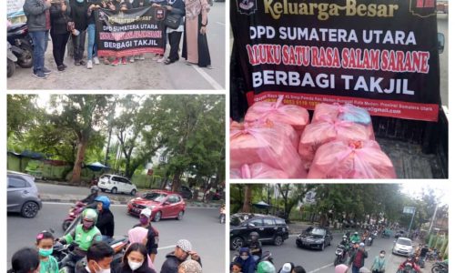 DPP M1R SS mengapresiasi kegiatan DPD SUMUT Dan DPD SULTRA dalam Giat Bagi Bagi Takjil di Bulan Suci Ramadan 1442H