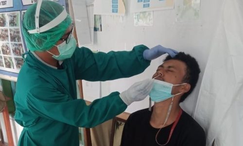 Polsek Kep Seribu Utara Cegah Penyebaran Covid-19 Bersama KTJ