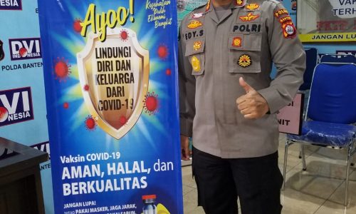Polda Banten Launching Vaksin Dijajapkeun Ka Bumi