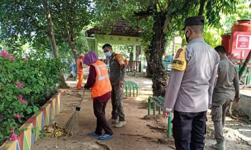 16 Pelanggar Prokes Diberi Sanksi oleh Polsek Kep.Seribu Utara