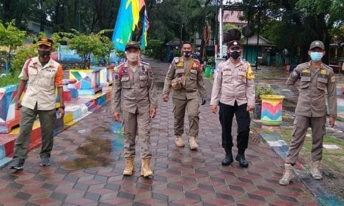 Polsek Kep Seribu Utara Laksanakan Ops Yustisi Gabungan Prokes di KTJ Pulau Pramuka