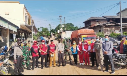 Satgas Covid – 19 Kecamatan Pagar Dewa Yustisi Prokes Di Pasar Basungan Agar Patuhi Prokes